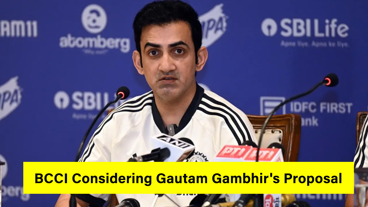 BCCI Considering Gautam Gambhir's Proposal